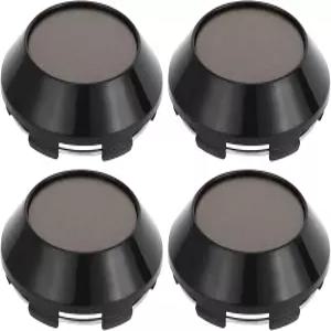 VekAuto 4 PC 휠 센터 캡 허브 림 OD 68mm/2.68인치 범용 플라스틱 블랙 브론즈 톤 스티커 포함 BMW 3 5