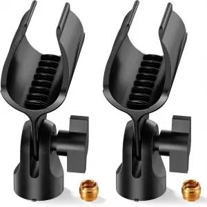 InnoGear 마이크 클립 HyperX SoloCast QuadCast S Blue Yeti Shure SM58 및 기타 3/8 34;에서 5/8 34