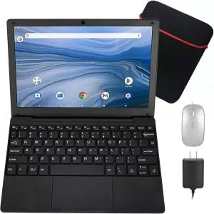 HBESTORE 10.1인치 노트북 안드로이드 12.0 OS 탑재 쿼드코어 프로세서 2GB RAM EMC 내장 카메라 WiFi USB