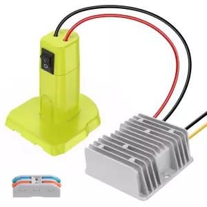 료비 18V 배터리 전압 변환기 DC 조절기 15A MAX 180W 자동 벅 파워 휠 DIY RC 자동차 장난감용 스위치가
