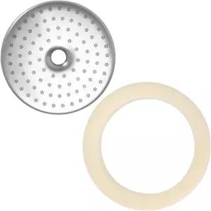 54mm 실리콘 스팀 링이 있는 정밀 샤워 스크린 밤비노 플러스 듀오 템프 프로 인퓨저 바리스타 익스프레스
