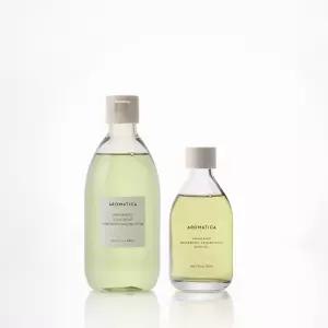 [쿨링리프레쉬] 아로마티카 어웨이크닝 바디워시 300ML + 바디오일 100ML 세트