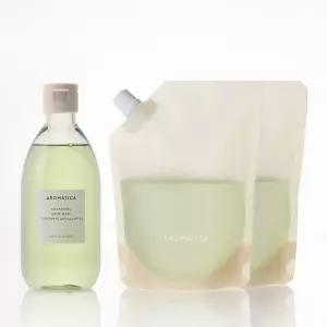 아로마티카 어웨이크닝 바디워시 300ML + 리필 300MLx2개 세트 (총 900ML) 쿨링 바디워시 클렌져 샤워 젤