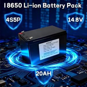 4S5P 14.8V 20Ah 18650 리튬 이온 배터리(BMS 포함) 장비 인버터 관광용 자동차 태양광 발전 교체용