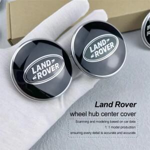 4Pcs 62MM 자동차 스타일링 휠 센터 캡 허브 교체 커버 랜드 레인지 Evoque Velar Defender Discovery Free