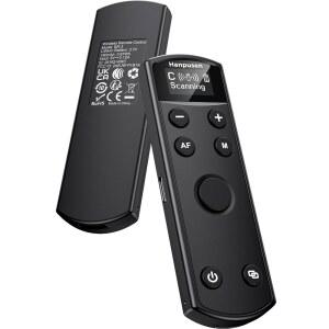캐논 카메라 리모컨용 R50 / G7X MARK III R8 R5 R RP V R10 II M50 M200 6D M6 II용 한푸센 충전식 무선 OLED 셔터 릴리스 BR-E1 교체용