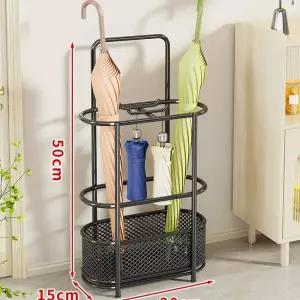 현관 우산통 가정용 업소용 철제 수납 블랙 우산꽂이 사무실