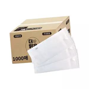 무지 업소용 물티슈 개별 포장 35T 1000매