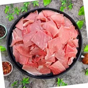 국내산 돼지 뒷다리 후지 제육용 5mm 1kg 캠핑고기