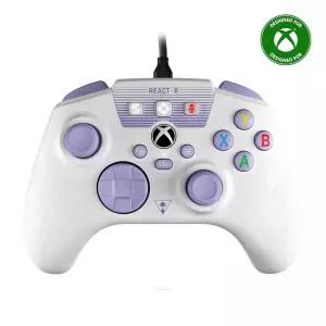 터틀 비치 REACT-R 유선 게임 컨트롤러 Xbox Series X S One Windows 10/11 PC용 공식 라이선스 제품