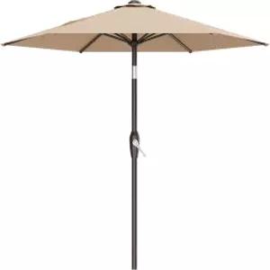 AreShark 7.5FT 파티오 우산 테이블 마켓 틸트 및 크랭크가 있는 수영장·데크·정원·뒷마당용 중량