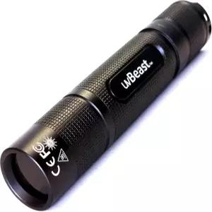 uvBeast V3 365nm 미니 블랙 라이트 UV 플래시라이트 고화질 순수 자외선 업그레이드된 5코어 LED 미국