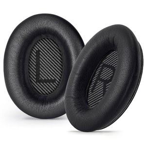 보스 QUIETCOMFORT QC-35 QC-35-II QC-25 QC-15 QC-2 헤드폰용 램스킨 교체용 이어 커버 AE2 /AE2I /AE2W SOUNDLINK SOUNDTRUE 오버이어 헤드셋(블랙)용