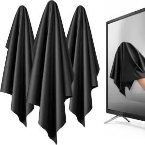 KleanToday XL 프리미엄 스크린 클리닝 천 16 X16 3팩 OLED 및 LED TV 컴퓨터 모니터 노트북 태블릿 차량
