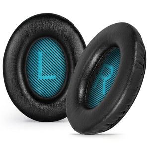 BOSE QUIETCOMFORT QC 35 (II) 25 15 2 헤드폰용 AURIVOR 교체용 이어패드 QC35 QC25 QC15 QC2용 파손 방지 이어패드 쿠션 SOUNDTRUE / SOUNDLINK AE2 AE2I AE2W 오버이어 헤드폰 (블랙)