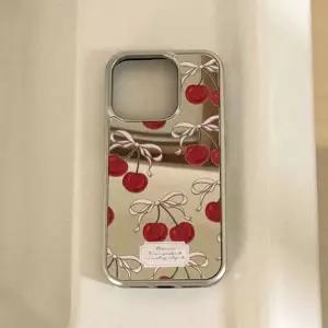 메이드모먼 ribbon cherry 디자인 미러 실버 범퍼케이스 241355