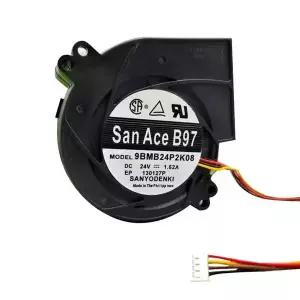 슬라이더 9BMB24P2K08 DC 24V 1.62A 송풍기 팬 San Ace B97 9733 서버 마이너 인버터용 PWM 원심 냉각 팬