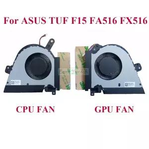 ASUS TUF F15 FA516 FX516 FX516P FX516PE PM CPU VGA 그래픽 카드 팬용 새 12V 노트북 냉각 팬 쿨러 13NR0