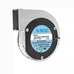 NMB BL4447-04W-B49 DC 12V 2.0A 120mm 원심 터보 송풍기 금속 풍선형 냉각 팬용
