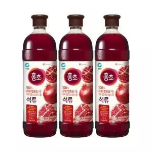 [하프클럽/]홍초 석류 1.5L x 3개