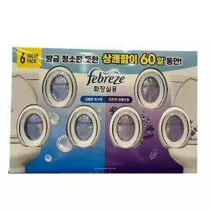 페브리즈 화장실 비치형 6.3ml x 6ea