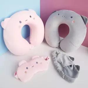 키밍 목쿠션 목베개 안대 귀여운 고양이 낮잠 사무실