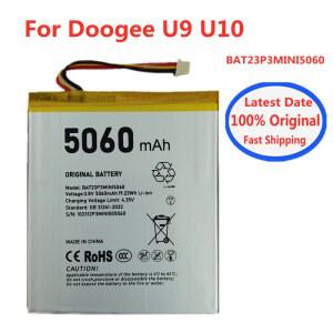 DOOGEE U9 U10 태블릿 휴대 전화 배터리 용 신상 100프로 오리지널 BAT23P3MINI5060 배터리 5060mAh 무료 도구
