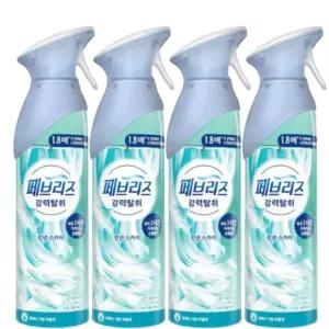 페브리즈 에어 공기탈취제 린넨 스카이 165g, 4개
