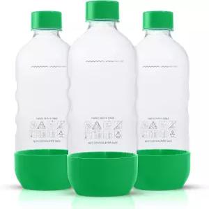 소다스트림용 교체용 탄산 스파클링 워터 병 - 1리터 BPA 무함유 및 누수 방지 (피지 원터치 제트 소스