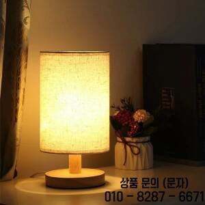 LED 침대 옆 테이블 램프 간단한 중국 스타일 장식 디 밍이 가능한 USB 플러그 패브릭 전등 갓 밤 빛