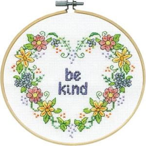Be Kind 십자수 키트 (수틀 포함)