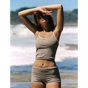 매장정품 SURFEA ROBIN SWIM TOP_BROWN