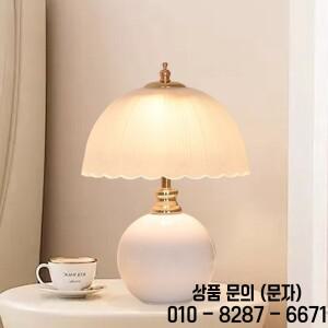 현대 세라믹 유리 데스크탑 책 램프 침실 머리맡 테이블 빛 럭셔리 분위기 14세 이상 방 공주
