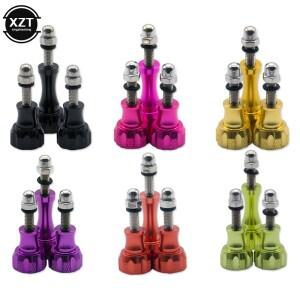 GoPro Hero 7 6 5 4 용 3Pcs 알루미늄 엄지 손잡이 볼트 나사 Xiaomi Yi 4K Sjcam SJ4000 H9 케이스 삼각대