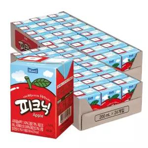 피크닉 사과 200ML 48팩 736220