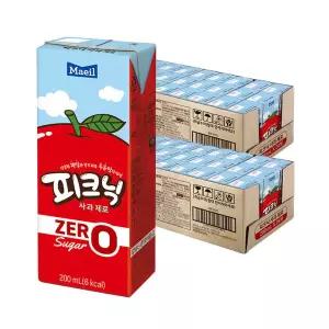 피크닉 제로 사과 200ml 48개 736315