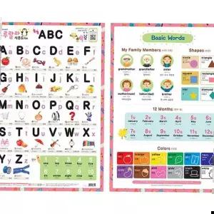 사운드 양면 벽보 룰루랄라 쏙쏙 ABC (개정판)