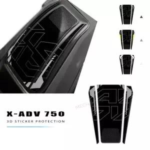 xadv750 750 오토바이 슬립 탱크 패드 사이드 트랙션 보호대 스티커 3D 젤 수지 키트