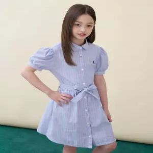 빈폴 키즈 리넨 멀티 스트라이프 셔츠형 원피스 (BI6471G04V) 6262406