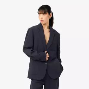라코스테 여성 릴렉스핏 아이코닉 플루이드 피케 블레이져 VF8502-56G-HDE VF8502-56G-HDE-EBS 1173608