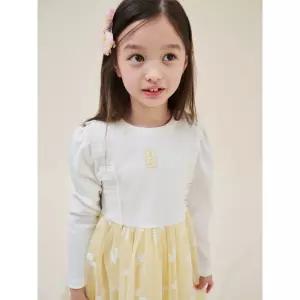 빈폴 키즈 [러블리 빙키 걸즈] 프릴 샤 원피스 아이보리 (BI5271G020) 4805670