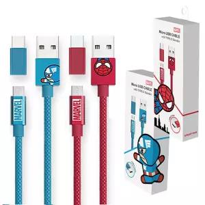 마블 2in1 usb 고속 충전 케이블 5핀 C타입 젠더 1m
