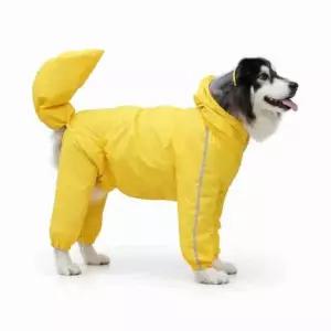 강아지 우비 대형견 바람막이 8XL 리트리버 올인원 우의