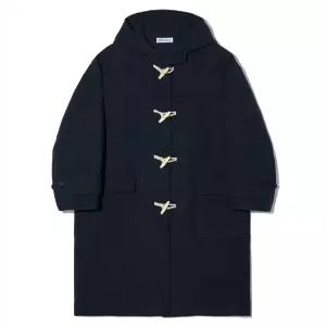 파르티멘토 오버사이즈 멜톤 더플 롱 코트 네이비 Oversize Melton Duffle Long Coat