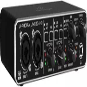 Behringer UMC204HD 오디오 파일 2x4 24비트/192kHz USB 오디오/MIDi 인터페이스 Midas Mic 프리앰프 포함