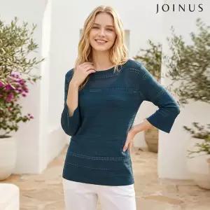 조이너스 펀칭 디자인 니트_JABS3-WSL220