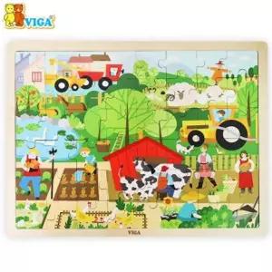 비가(VIGA) 48피스퍼즐 농장 (V44588)그림 놀이 유아 아동 어린이 감각발달 완구 48