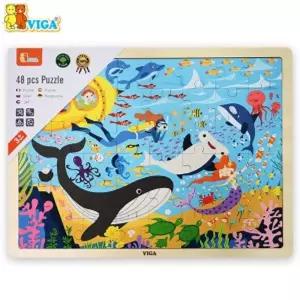 비가(VIGA) 48피스퍼즐 바다생활 (V44583)그림 놀이 유아 아동 어린이 감각발달 완구 48