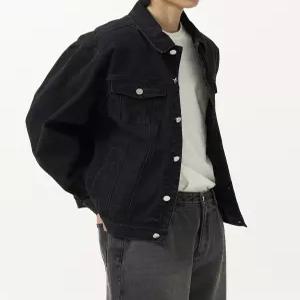 토피 T4S-WDTJ212 여성 트러커자켓 청 워시드 데님 트러커 자켓 W ED BLACK 3827748