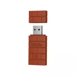Windows Mac 및 Raspberry Pi용 8Bitdo 어댑터 2 USB 무선 스위치 컨트롤러 Xbox Series X S와 호환Xbox